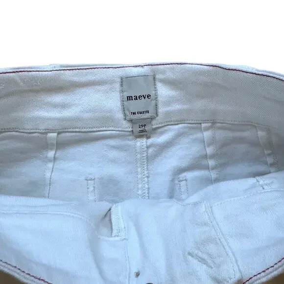 NWOT Maeve by Anthropologie The Colette Floral Print Wide Leg Cropped Size 29P - Picture 4 of 6